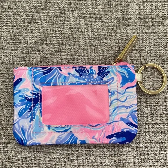 • Lilly Pulitzer • NWT • ID Case with Zipper & Key Ring - Picture 4 of 11